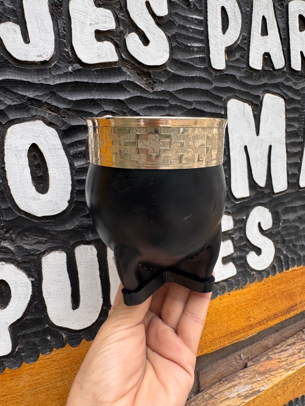 Mate imperial alpaca virola pampa