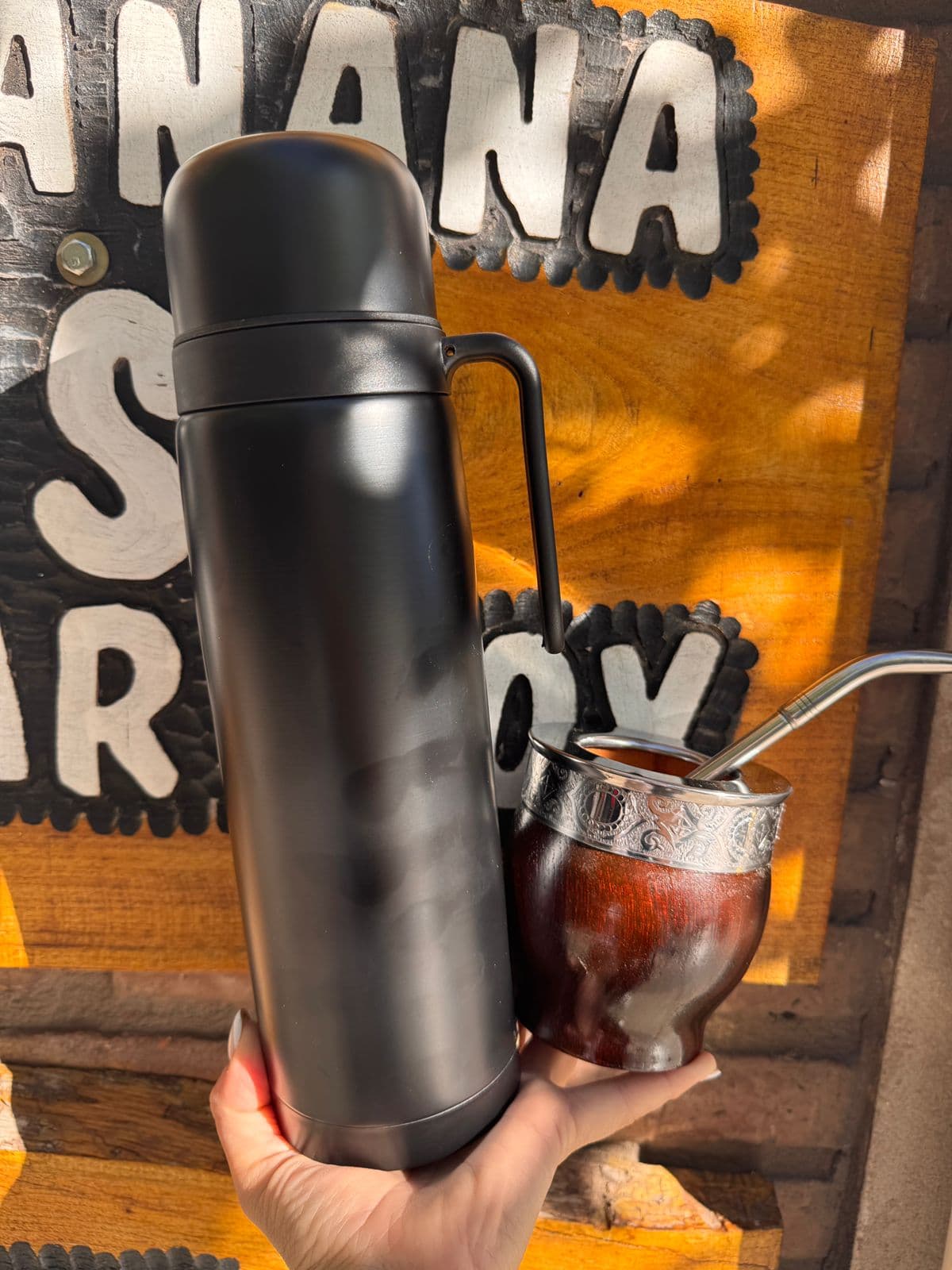 Combo Matero Algarrobo *Incluye bombilla