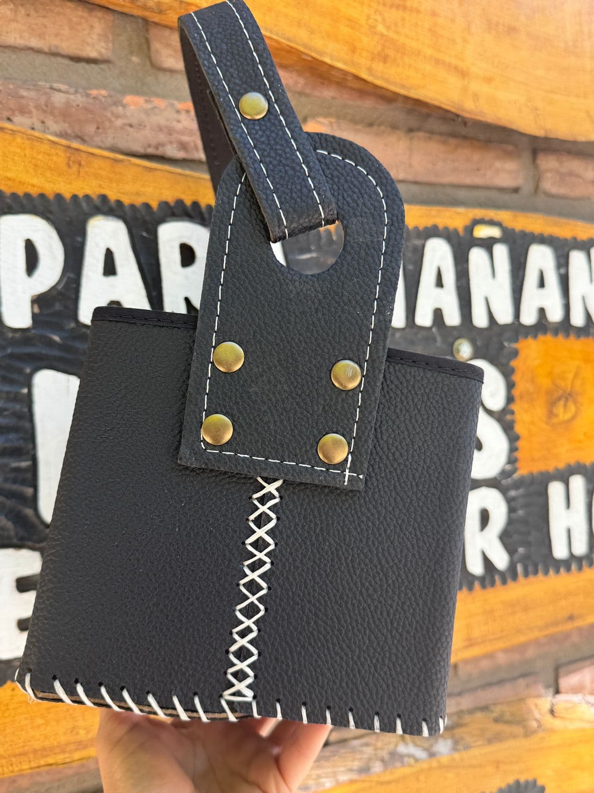 Canasta matera Ecocuero