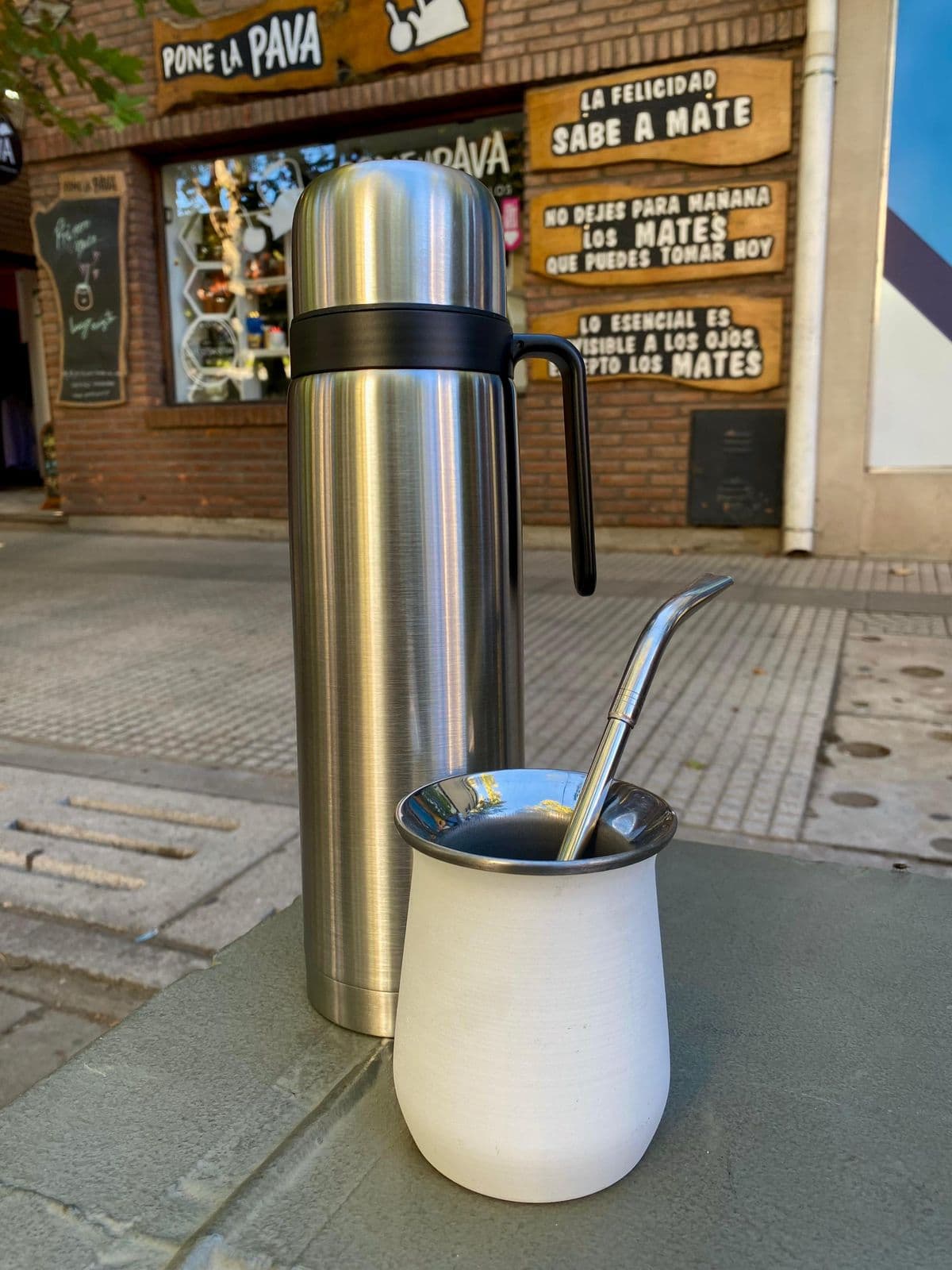 Combo Acero Media manija + Mate