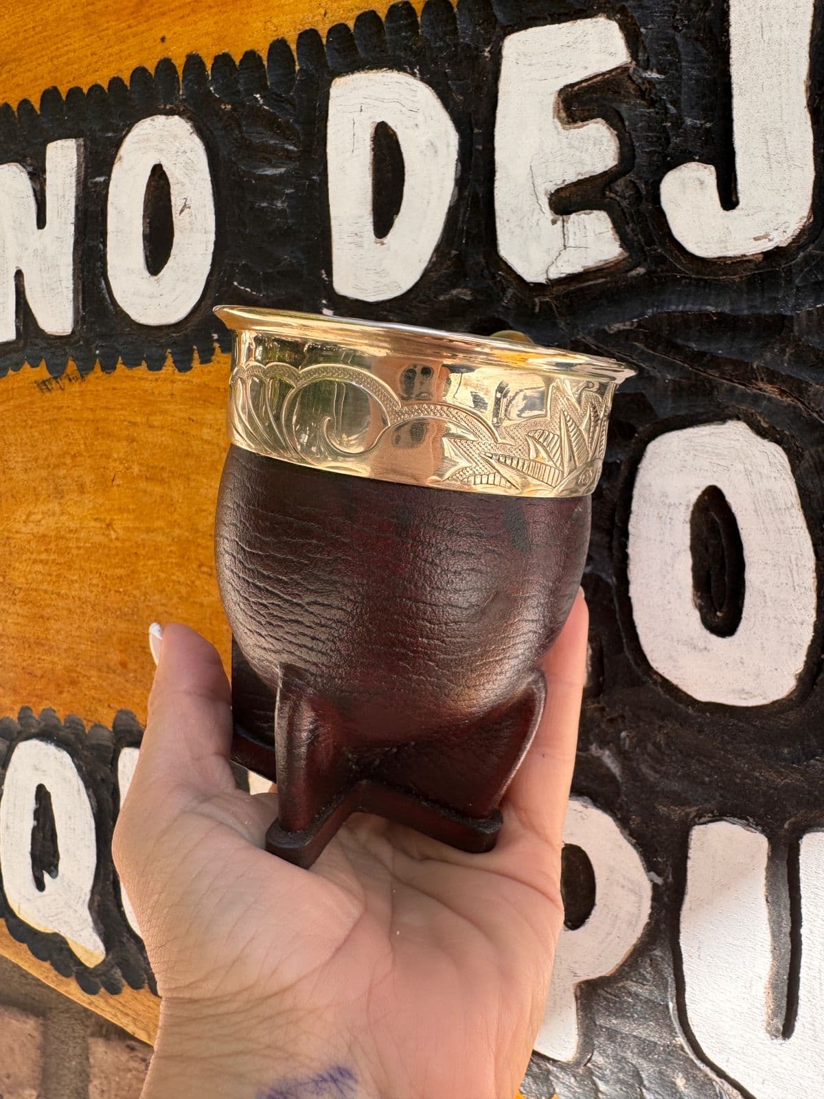 Mate camionero imperial bordo uruguayo calabaza brasilera