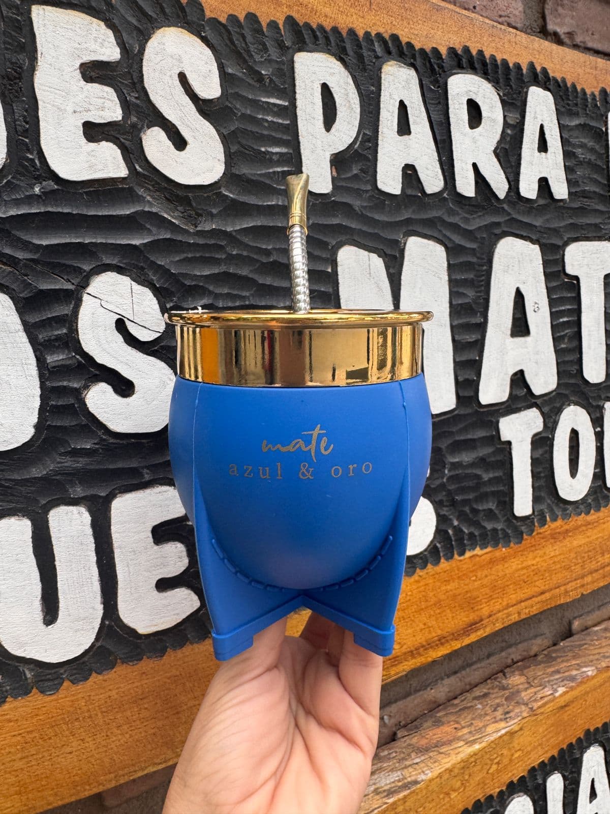 Mate imperial Pampa interior PVC Boca juniors