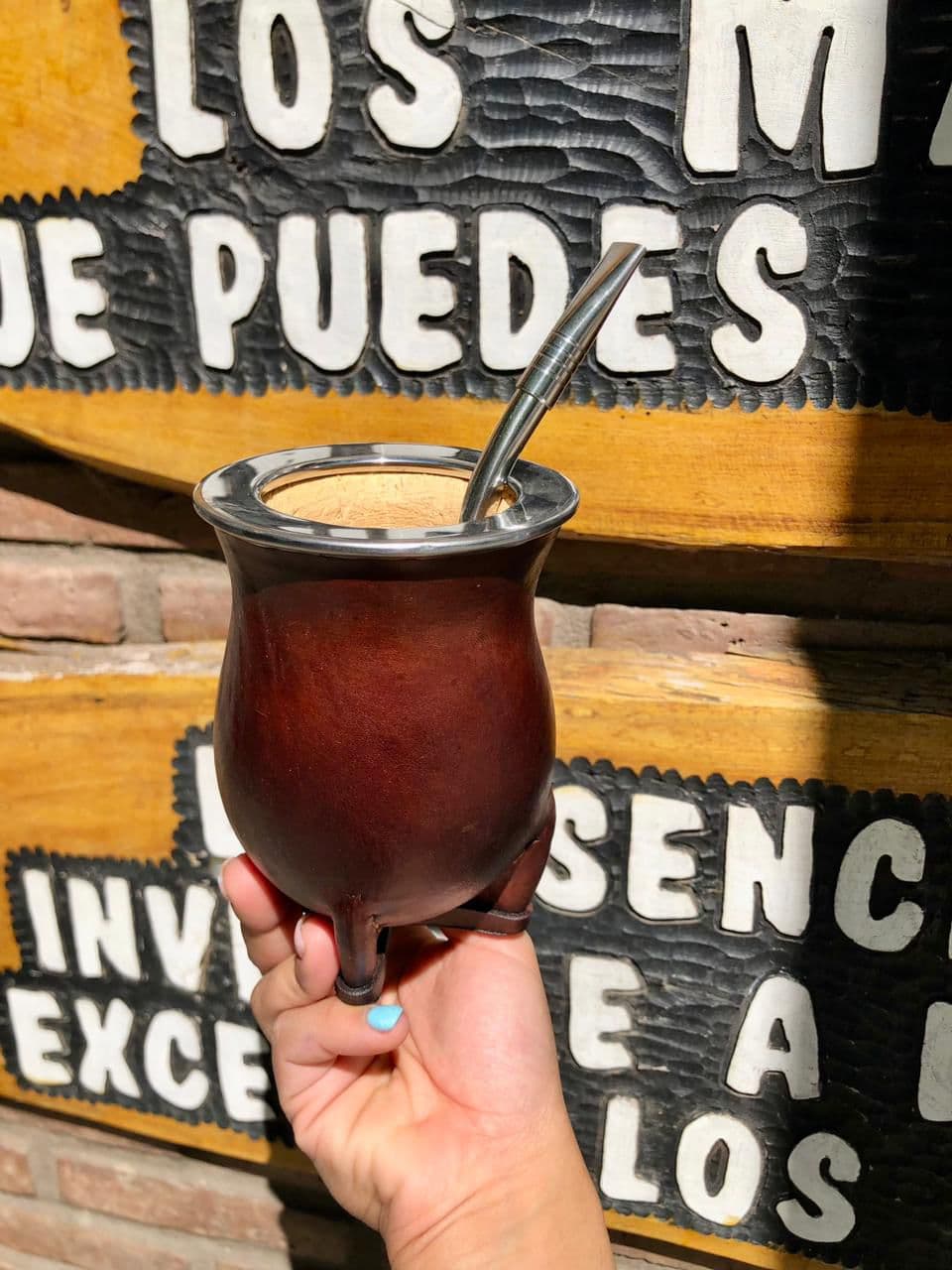 Mate camionero Uruguayo marron calabaza brasilera