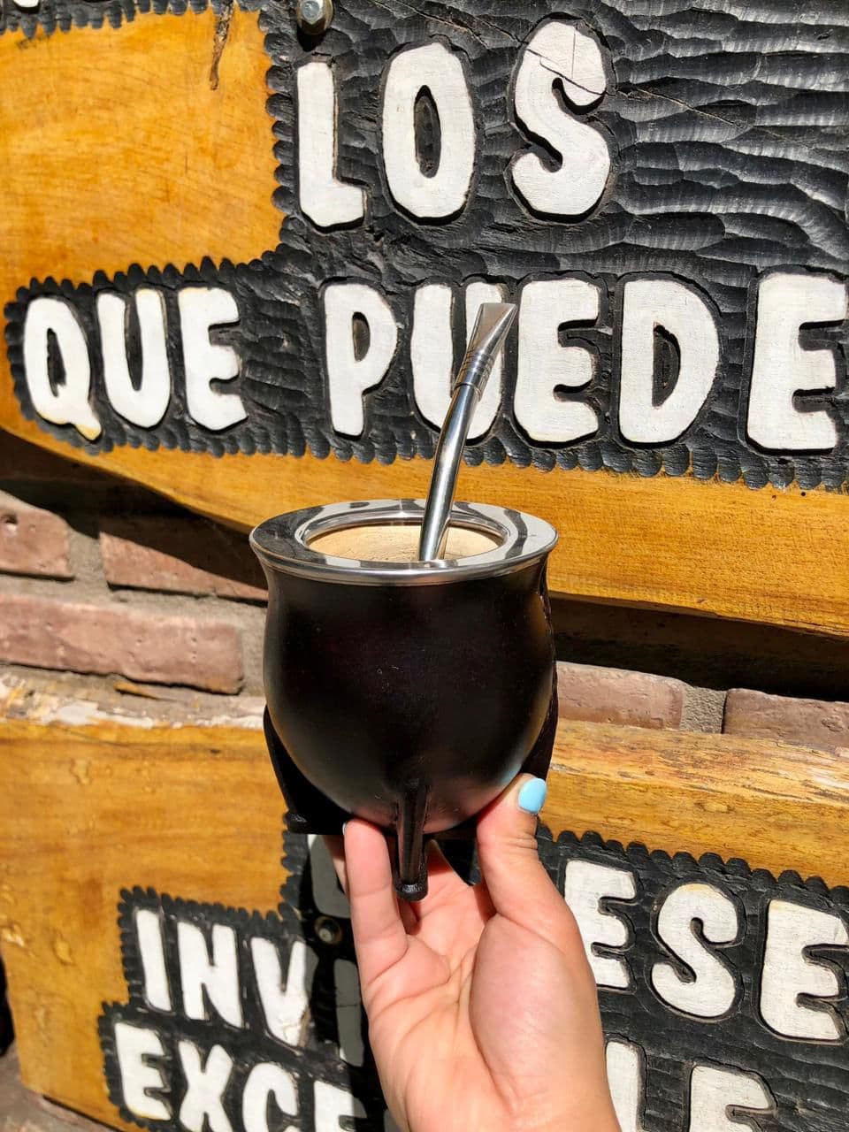 Mate camionero Uruguayo calabaza brasilera