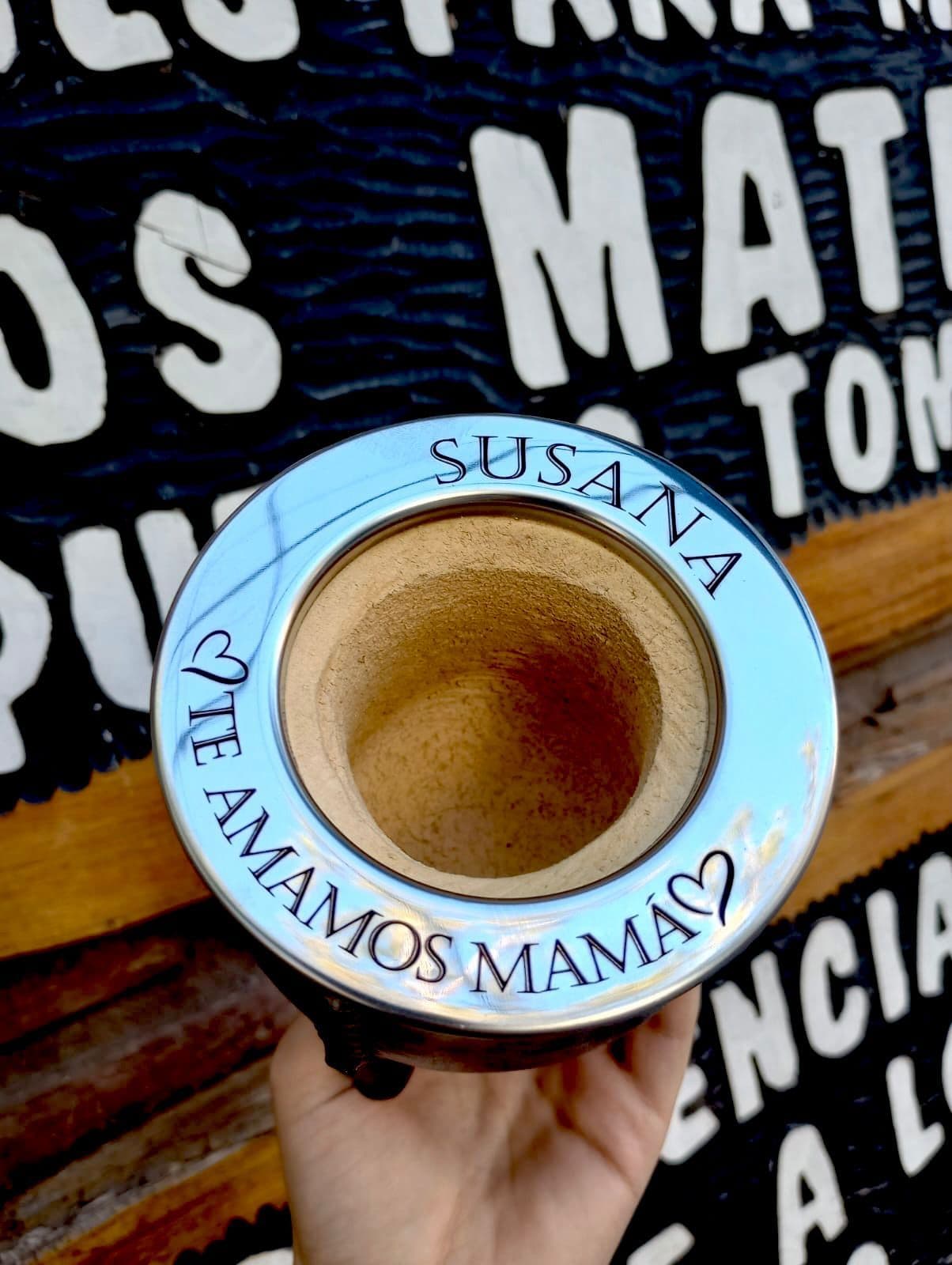 Mate Camionero Personalizado – Día de la Madre + bombilla