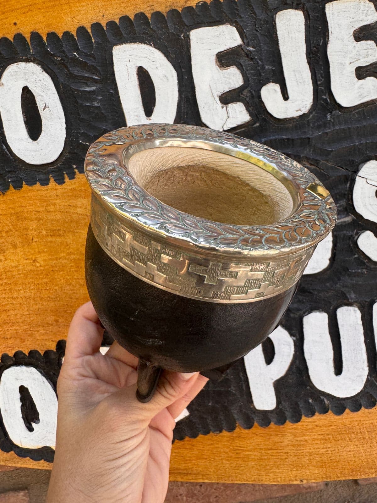 Mate camionero Negro imperial uruguayo calabaza brasilera