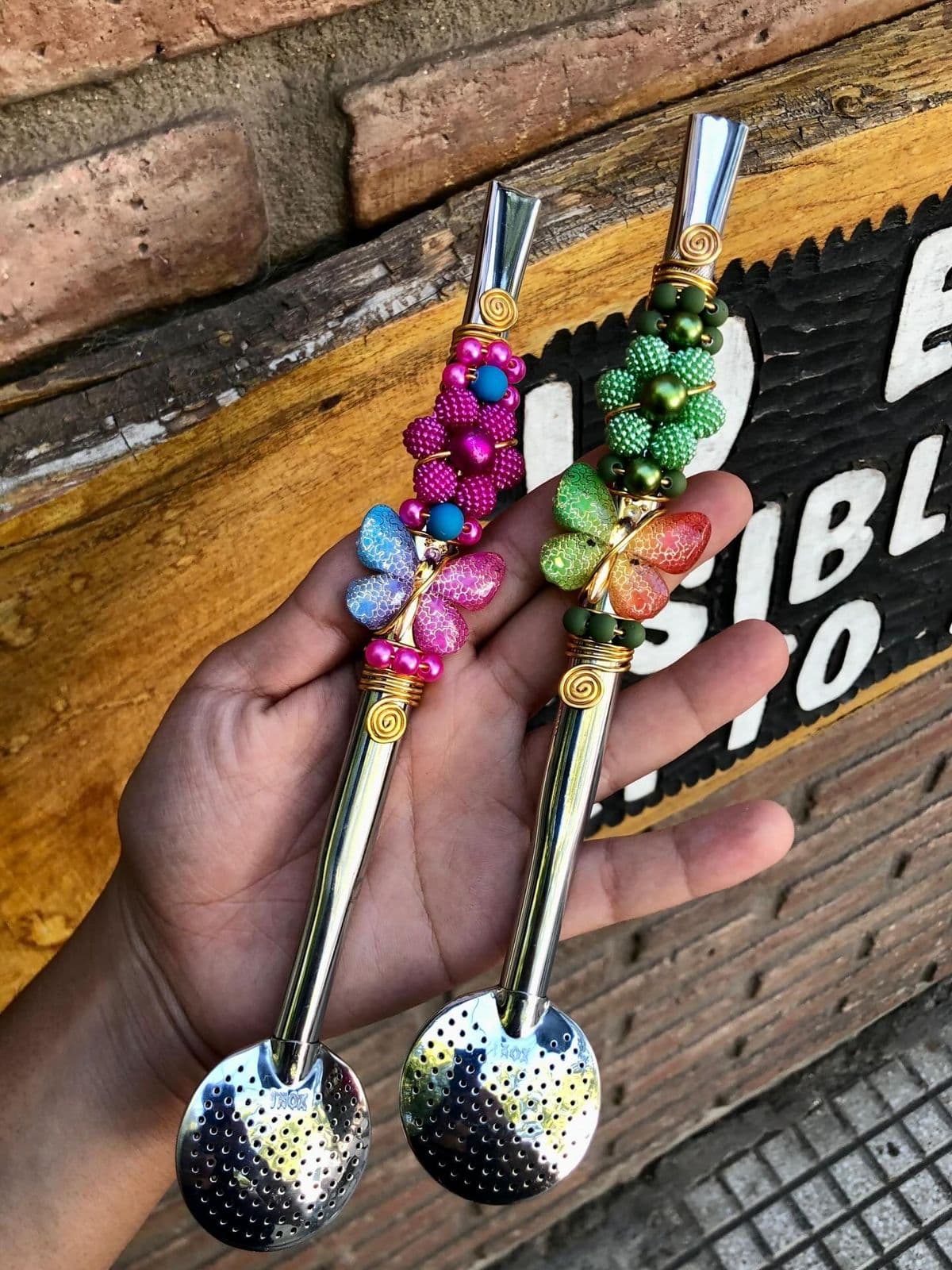 Bombillón diseño acero (varios)