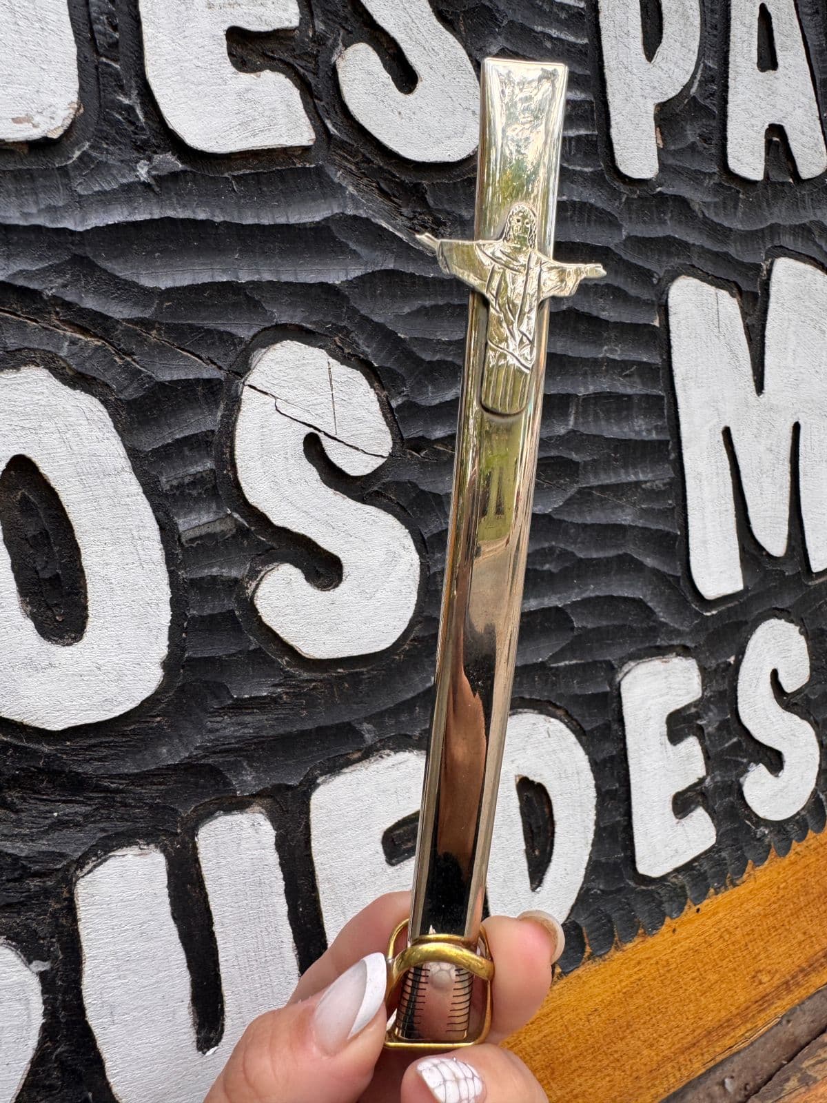 Bombilla de Alpaca Cristo Redentor