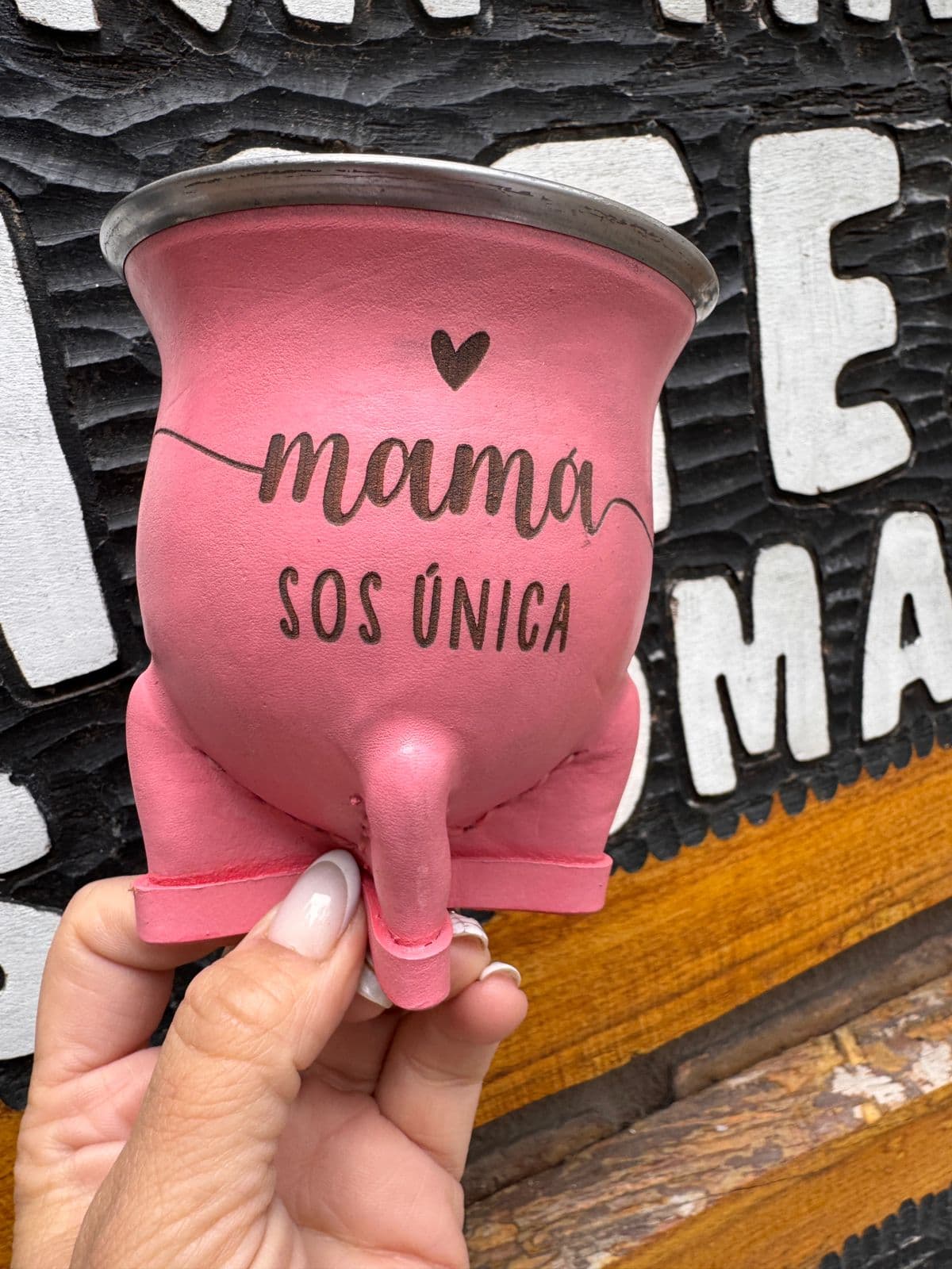 Mate - Dia de la Madre- Rosa